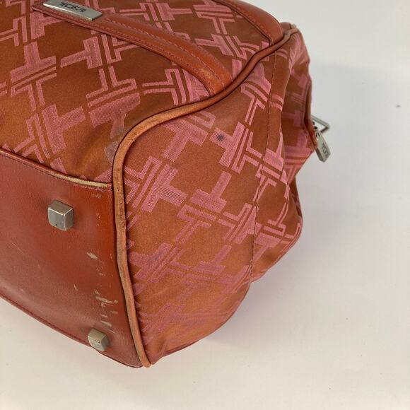 TUMI Medium size burnt orange and pink duffle bag (ASIS) - Picture 10 of 16